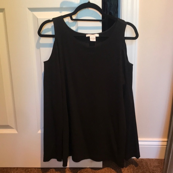 Joan Vass Tops - Joan vass cold shoulder top